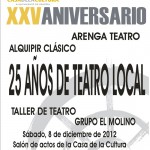 Cartel teatro grupos locales