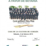 Betania organiza un concierto benéfico