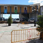 El pavimento de la plaza del Castillo se mejora y consolida respetando su estética original