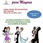 Deportes oferta clases de baile de salón para las personas mayores