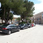 La plaza del Castillo cuenta con nuevas señalizaciones para mejorar la circulación