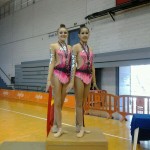 Las gimnastas cehegineras Ana María Morales y Miriam Sánchez campeonas regionales de Gimnasia Rítmica