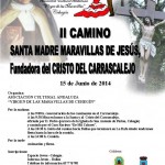 Cartel camino Santa Maravillas de Jesús