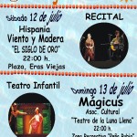 Actividades verano 12 y 13 de julio