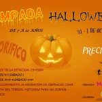 Cartel Acampada Halloween